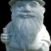 CobbGardens.com
Gnome with Walking Stick
Concrete Lawn Ornament Statuary
No Finish