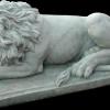 CobbGardens.com
Lion small - 24" long
Concrete Lawn Ornament Statuary
White Wash Finish