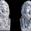 CobbGardens.com
Lions with Shield MEDium L & R
Concrete Lawn Ornament Statuary
White Wash Finish