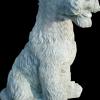 CobbGardens.com
Dog Schauzer Large
Concrete Lawn Ornament Statuary
White Wash Finish